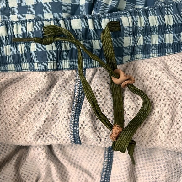 Relwen Blue Gingham Air-Stretch Hybrid Windshort Trunks Sz XL - Picture 7 of 13